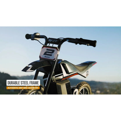 2025 Moto Cross Eléctrica para Niños Razor Dirt Rocket MX125 - Negra
