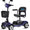 2025 Scooter eléctrico de 4 ruedas – silla de ruedas motorizada compacta y eficiente para adultos y personas mayores