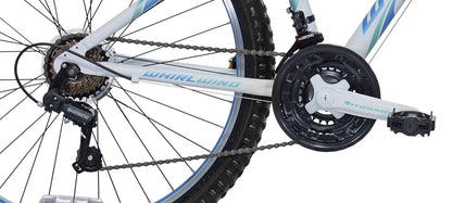 Bicicleta de montaña para mujer Genesis Whirlwind, 26 pulgadas, azul turquesa