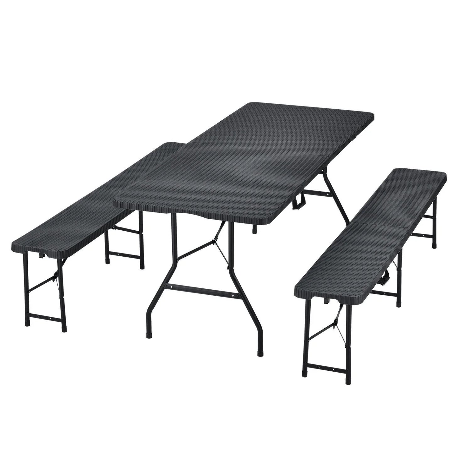 2025 Conjunto de mobiliario plegable para fiestas Amberg 180 cm