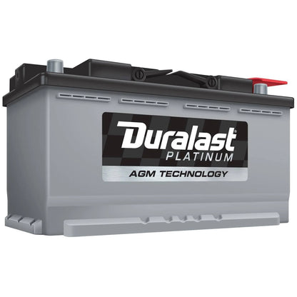 Batería Duralast Platinum H8-AGM, tamaño de grupo 49, 900 CCA