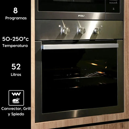 2025 Horno Empotrado Elite 52 Lts FDV