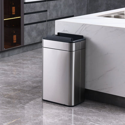 2025 Tacho de basura sensor alas 50L acero