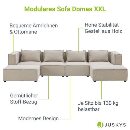 2025 Sofá modular Domas XXL – salón modulable