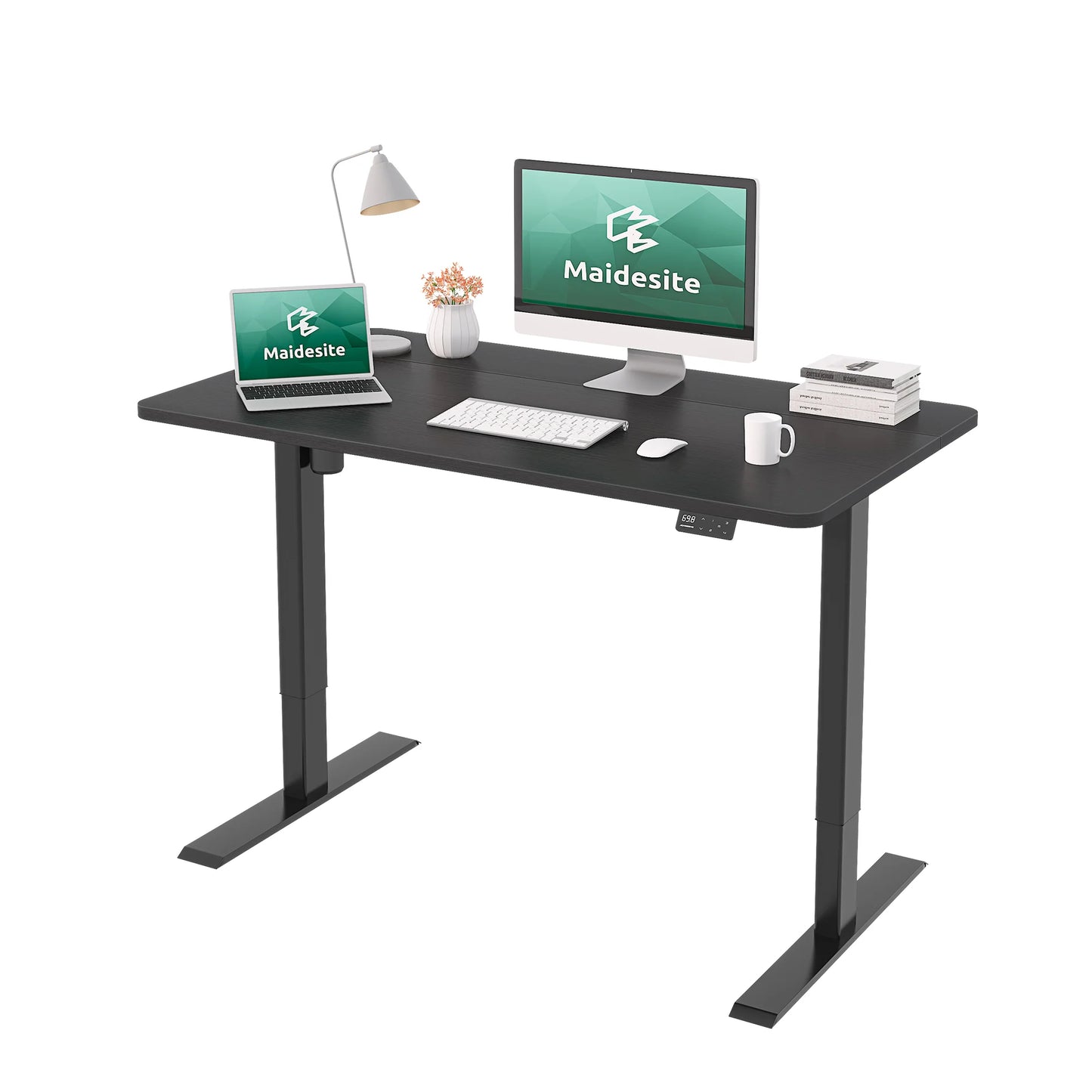 Escritorio Eléctrico Regulable en Altura Maidesite Serie Estándar de 55 Pulgadas – Modelo Stand Steady
