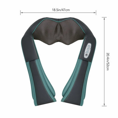 2025 Naipo MGS-N12CS – Masajeador Inalámbrico Shiatsu para Cuello y Hombros