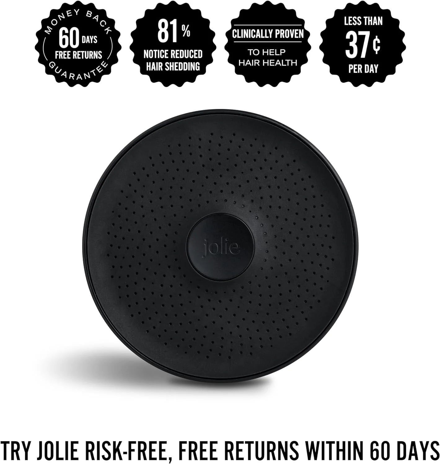 Jolie Skin Co Cabezal de Ducha Filtrado - Negro Azabache