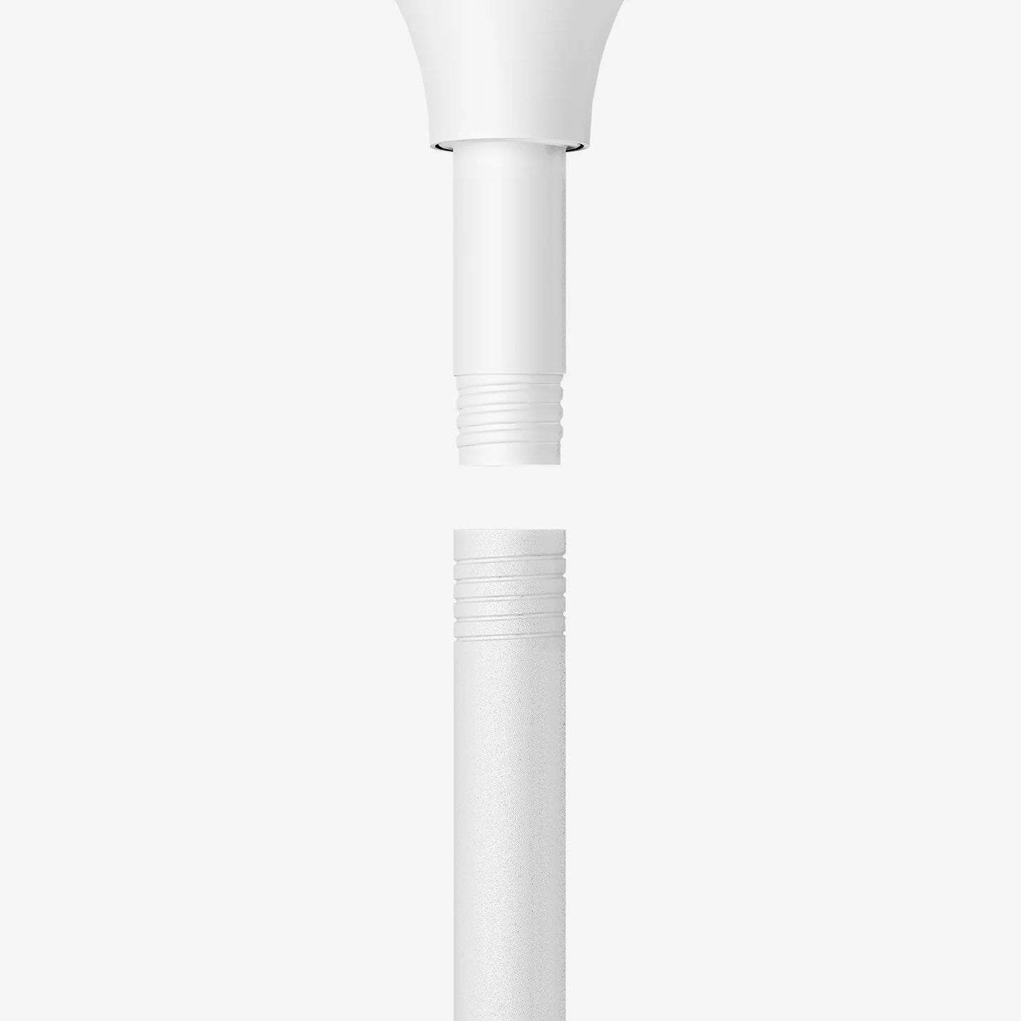 2025 Ventilador de Pie Híbrido AirFlo Plus™ 44" – Circulador de Aire Ultra Silencioso – Blanco