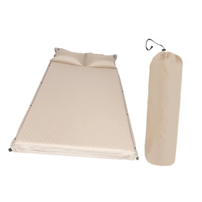 2025 Colchón inflable automático Simhoa para camping, colchón de dormir con bomba integrada, colchón autoinflable compacto para senderismo, picnic, viajes, cama doble.
