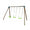Columpio Triple De Madera Cuadrada Masgames Nori Xl