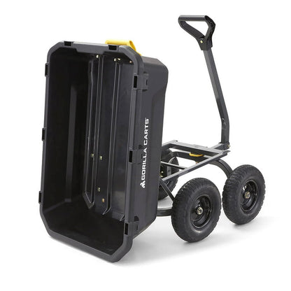 2025 Carro de Jardín de Polietileno Gorilla Carts 7 pi³ | Modelo GCG-7