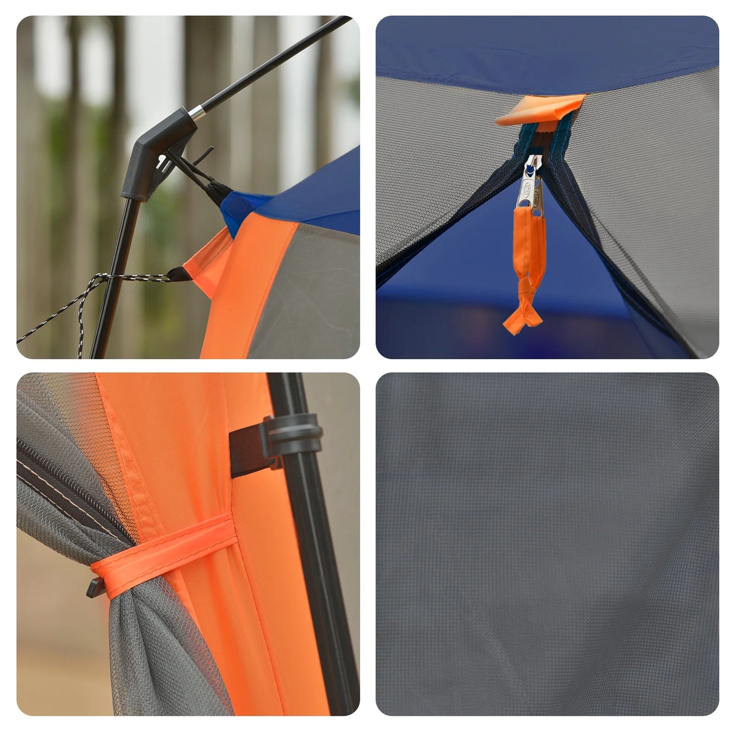 2025 Campros Screen House Room tienda de sombra 12' x 10', azul.
