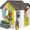 Smoby Life Garden House - Casa de Jardín Infantil de jardinería- Incluye Jardinera, Comedero para Pájaros, Herramientas y Accesorios - Protección UV - Material Reciclado - más de 2 años (7600810408)