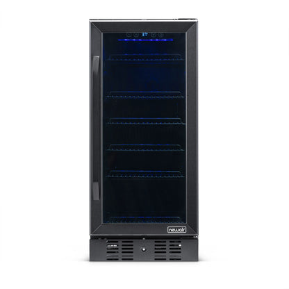 2025 Newair® Refrigerador Empotrable Negro para Bebidas – 96 Latas – 15 Pulgadas