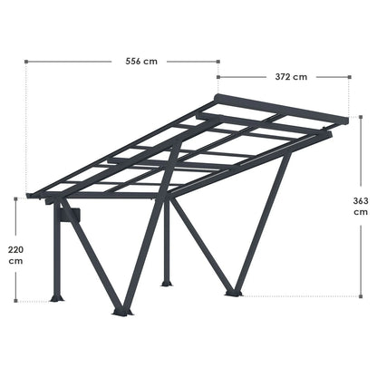 2025 Estructura para cochera solar SunLuxe - 4100 vatios