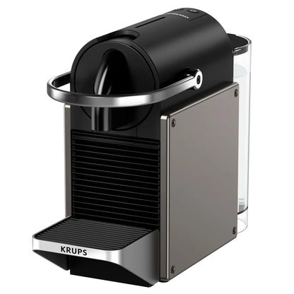 2025 Cafetera de cápsulas Krups Nespresso Pixie Redesign | Espresso y lungo | Estilo industrial | Bajo consumo energético | Apagado automático | Bandeja ajustable | Cápsulas reciclables | Modelo XN306T