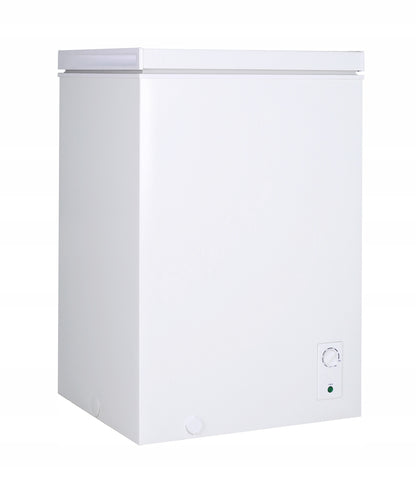 MAŁA ZAMRAŻARKA SKRZYNIOWA 2w1 LODÓWKA 100L KOSZ LED BIAŁA