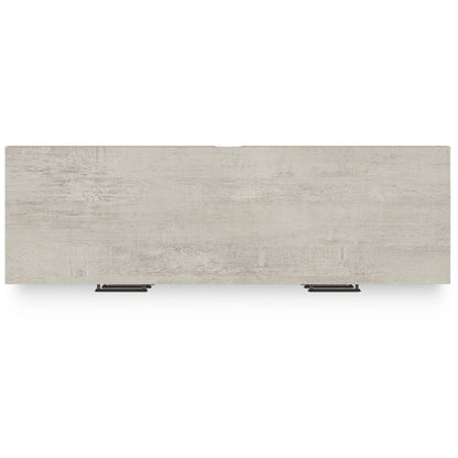 Cajonera Shawburn de 6 Cajones Estilo Granja Moderna de Signature Design by Ashley, Acabado Blanco Roto