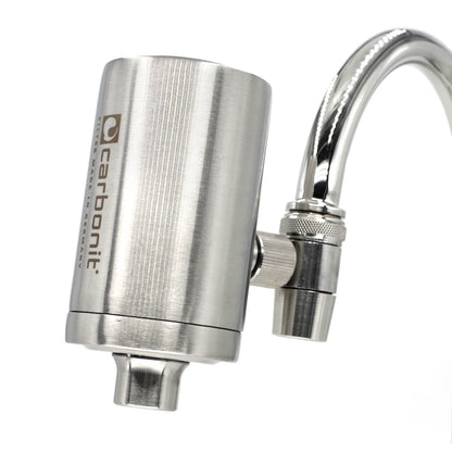 2025 Carbonit GO travel inox – Filtro de agua portátil de acero inoxidable para viajes