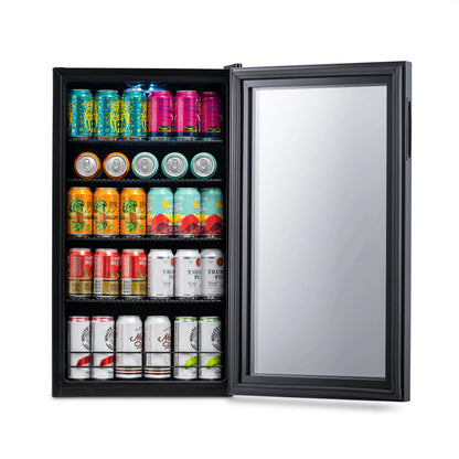 2025 Newair® Refrigerador de Bebidas Independiente "Cervezas del Mundo" – 126 Latas – 18,5"