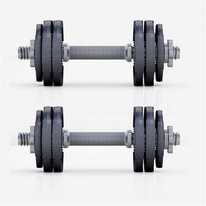 2025 Set de mancuernas cortas de fundición Gripper 30 kg negro