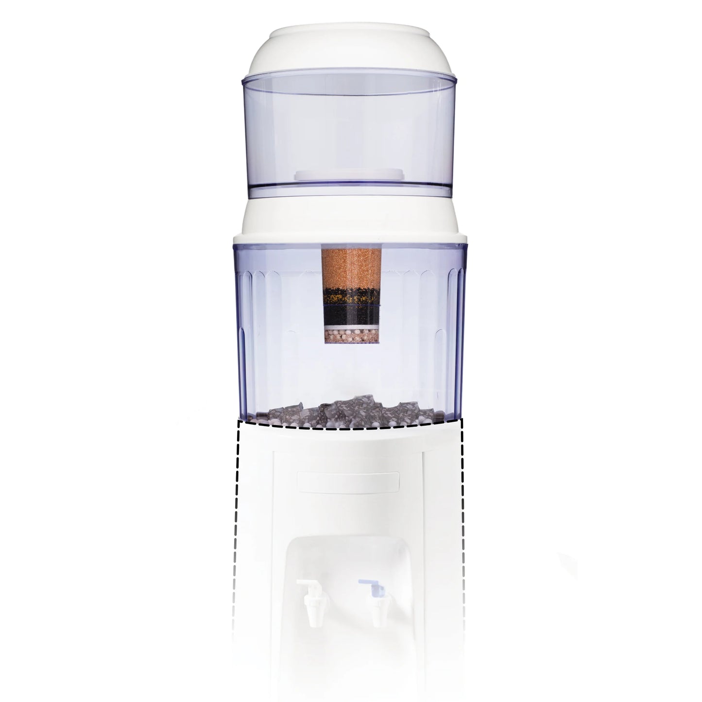 Sistema de Filtración de Agua Gravity – Filtro de 5 Etapas con Minerales Esenciales – Elimina el 99% de Contaminantes (Plomo, Fluoruro, Cloro) – Compatible con Enfriadores de Agua