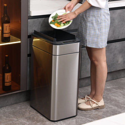 2025 Tacho de basura sensor alas 50L acero