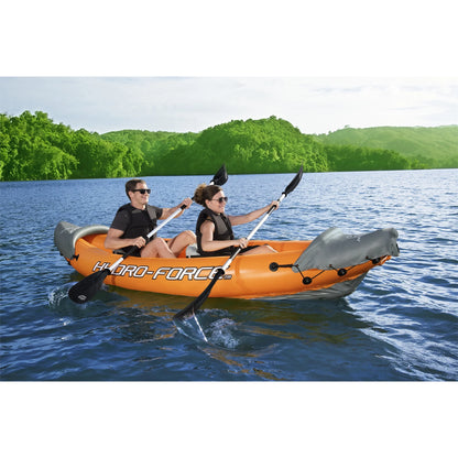 Kayak inflable Bestway Hydro Force Lite Rapid X2: kit para deportes acuáticos al aire libre
