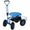 2025 Carrito de Jardín Rodante Sunnydaze con Asiento Giratorio, Manillar y Cesta