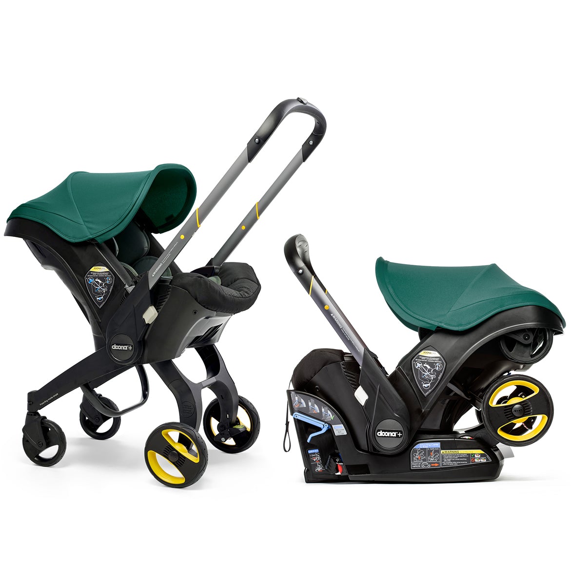 2025 Doona™ Cochecito con asiento de auto y base LATCH