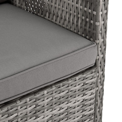 2025 Salón de jardín 2 en 1 de ratán sintético Jamaika – Modular, compacto y elegante