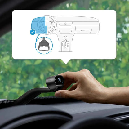 2025 Cámara de seguridad para automóvil – Cámara HD doble cara gran angular para vehículo