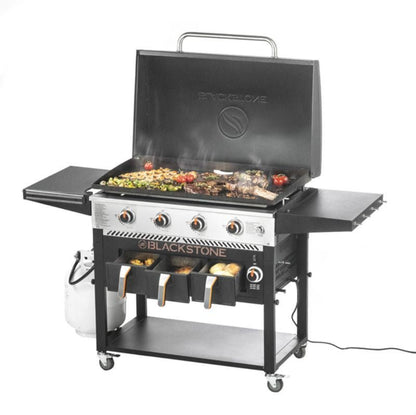 2025 Blackstone Griddle de 36″ con 4 Quemadores, Freidora de Aire y Tapa