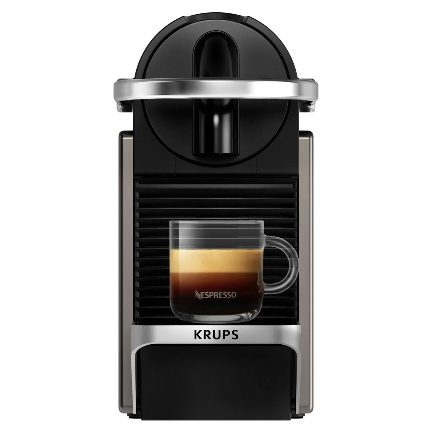 2025 Cafetera de cápsulas Krups Nespresso Pixie Redesign | Espresso y lungo | Estilo industrial | Bajo consumo energético | Apagado automático | Bandeja ajustable | Cápsulas reciclables | Modelo XN306T