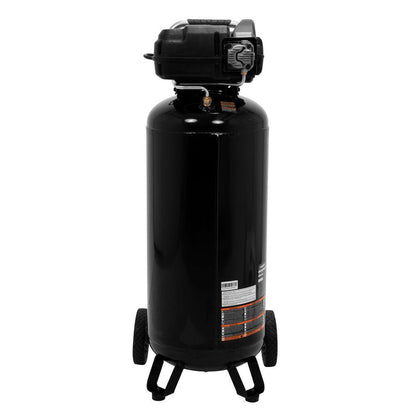 2025 Compresor de aire eléctrico portátil vertical Husky 20 galones, 200 PSI, sin aceite – Modelo C202H