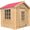 TIMBELA M570Z-1 Casa de Madera para Niños, Casita Infantil Exterior 111x113xA121 cm, Casitas Infantiles Jardin, Casa Juguete Niños, Caseta Infantil (Tetto-Colore Verde)