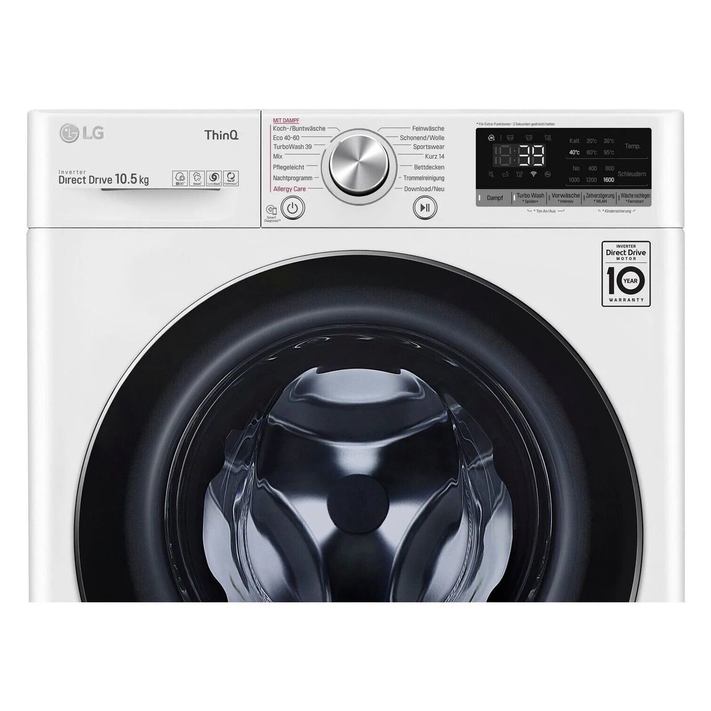 2025 Lavadora LG F4WV5080 Clase A
