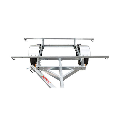 2025 Kit remolque Malone LowMax 2 para kayak, capacidad 600 lb, acero galvanizado, luces LED, neumáticos homologados 70 MPH