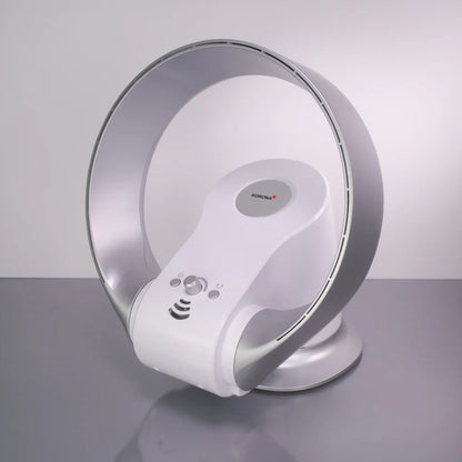 2025 Ventilador de pared y de mesa sin aspas Korona 81008, 26 W, plata y blanco