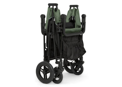 Carrito-Paseador Jeep Wrangler Deluxe para 4 Niños – Capota Desmontable, Bolsa Térmica, Asientos Modulares, Almacenamiento XXL, Ruedas Antipinchazos, Manillares Ajustables