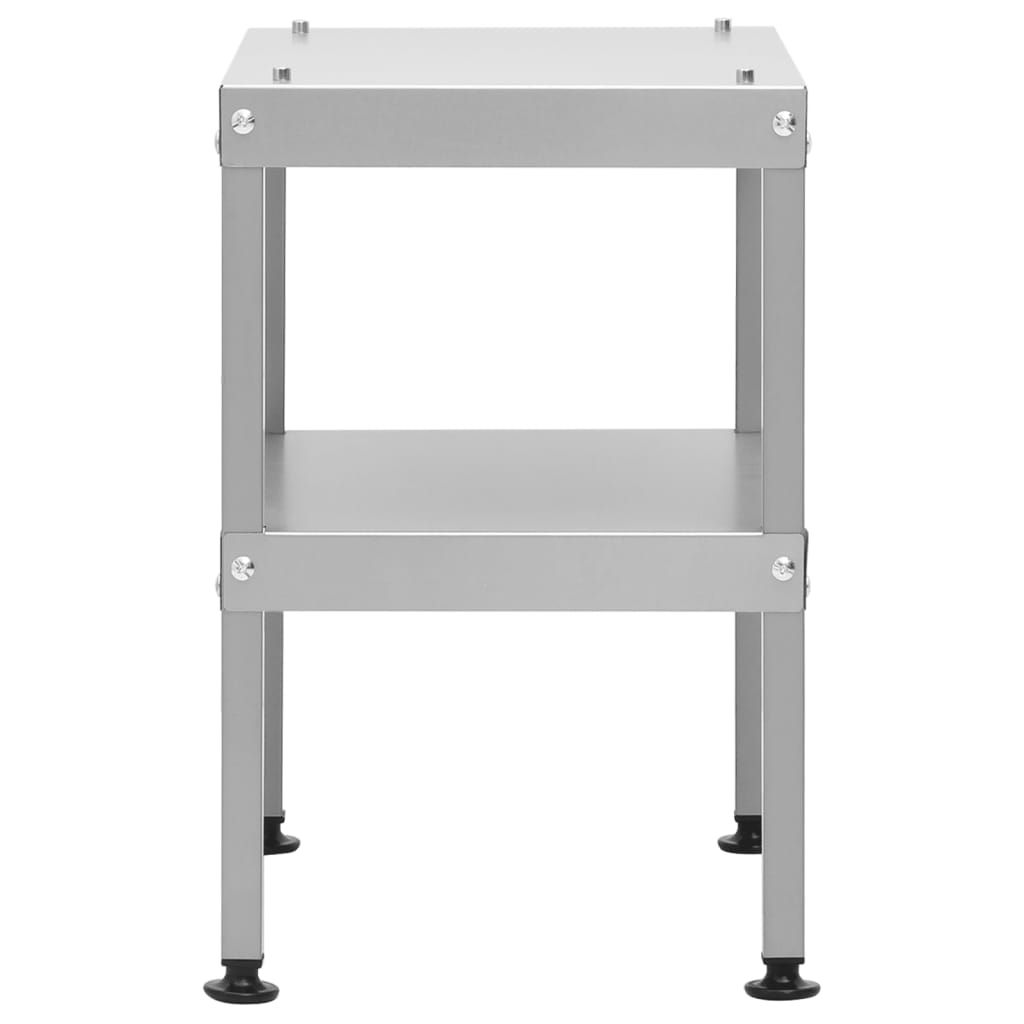 Mesa Para Horno Ahumador Acero Galvanizado 40x28x44,5 Cm Vidaxl