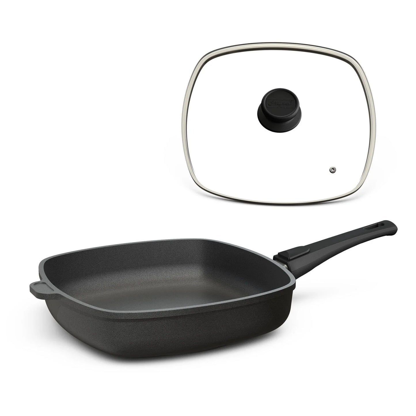 2025 Sartenes cuadradas 20-28 cm con tapa opcional