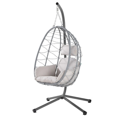 2025 Sillón colgante de ratán Aria con soporte incluido