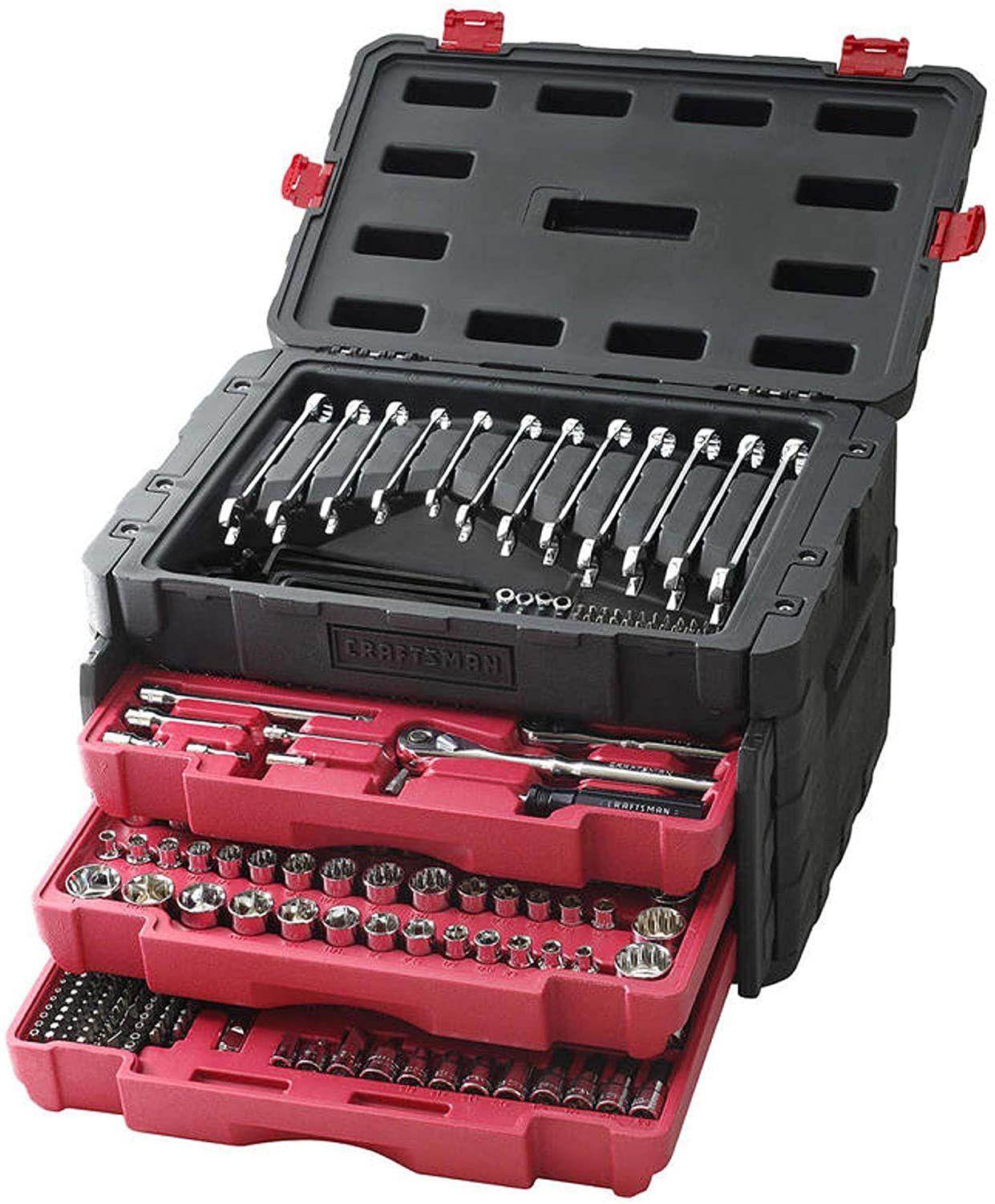 2025 Craftsman – Juego de herramientas mecánicas de 450 piezas con carracas y dados | SAE y métrico | Para profesionales y aficionados