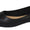 City Classified W-HOLD Black Women Casual Flat Shoes Wide Width Fit Pointed Toe PU Faux Leather Comfortable Slip-Ons - Accent Foot Fashions