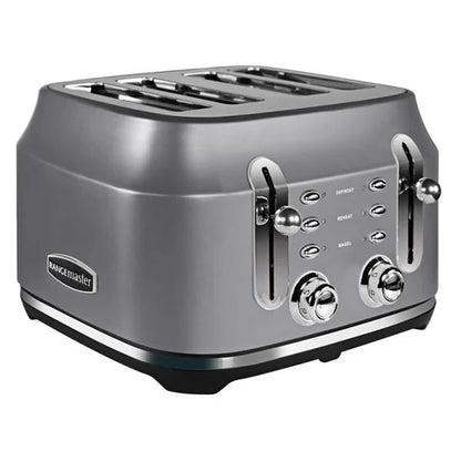 2025 Tostadora clásica Rangemaster RMCL4S201GY para 4 rebanadas – Gris