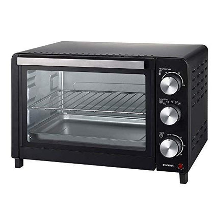 Infiniton Horno Convencion Sobremesa Hsm-12n18 (18l, 1200w, Negro, Temperatura Hasta 230ºc Y Tiempo Hasta 60 Minutos, Horno Portatil)
