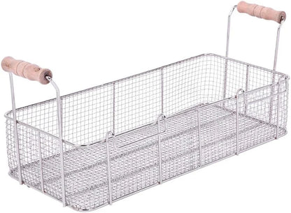 Freidora de 12 litros con cesta filtrante, tamaño extragrande, termostato y temporizador ajustables, ideal para pollo asado, gambas, patatas fritas y mucho más, depósito de aceite extraíble, acero inoxidable.