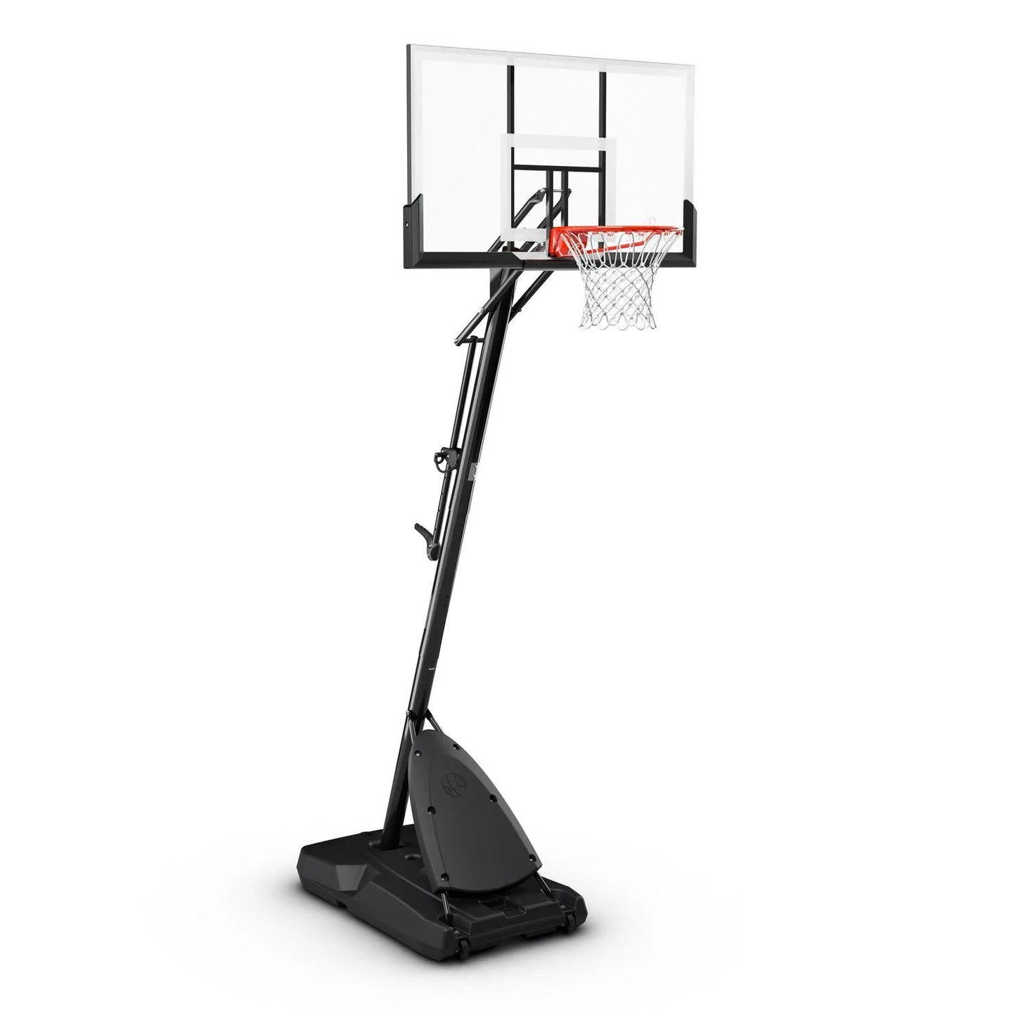 2025 Sistema de baloncesto portátil Spalding de 54 pulgadas en policarbonato irrompible con ajuste Exacta de altura