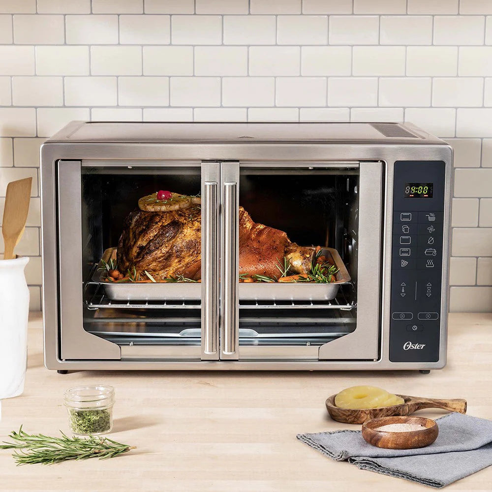 2025 Horno Digital con Freidora de Aire 42 Lt y Puertas Francesas TSSTTVFDDAFNS Oster